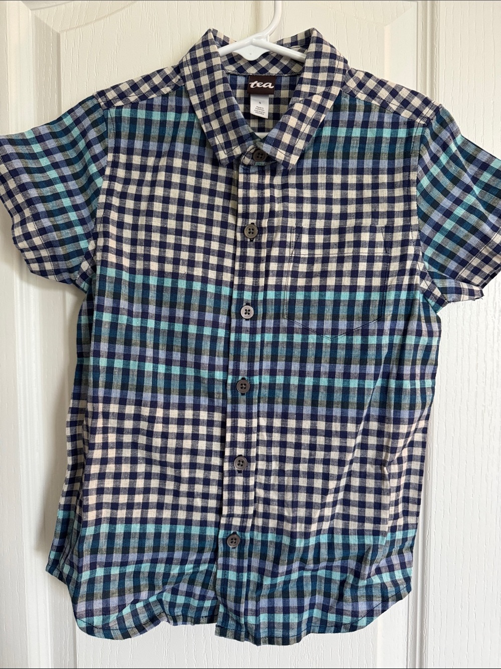 Tea Collection Boys’ Linen Blend Shirt